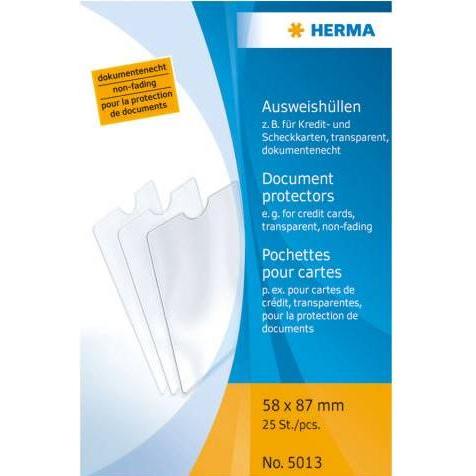 HERMA Ausweishüllen (ID-Kartenformat, 1 x) (25*5013)