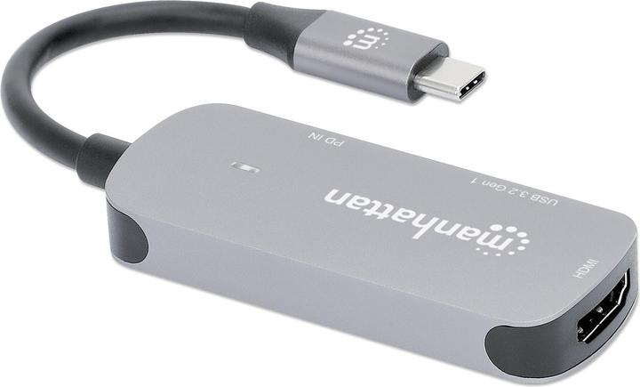 Produktbild Manhattan USB-C auf HDMI 3-in-1 Docking-Konverter mit Power Delivery (USB-C, 3 Ports)