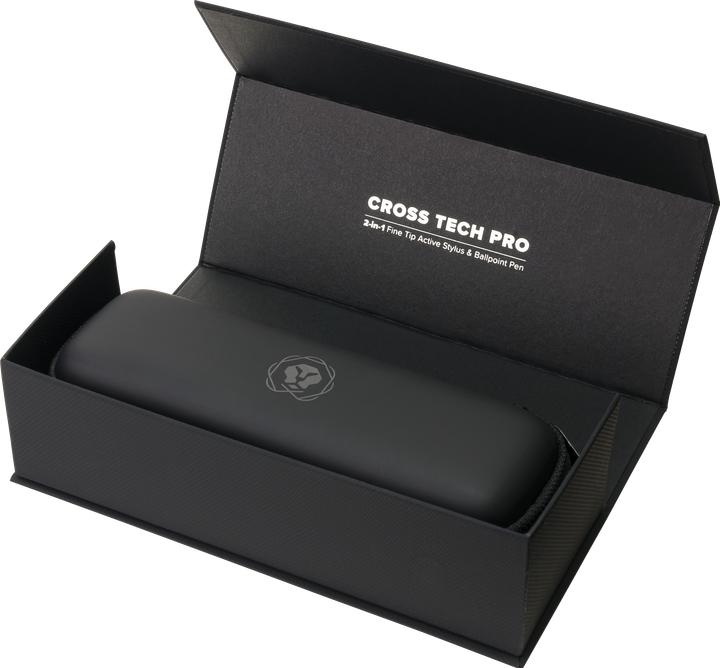 Produktbild Cross PDA Stift Tech Pro Schwarz strukturiert mit Gravurfeld in Geschenkbox