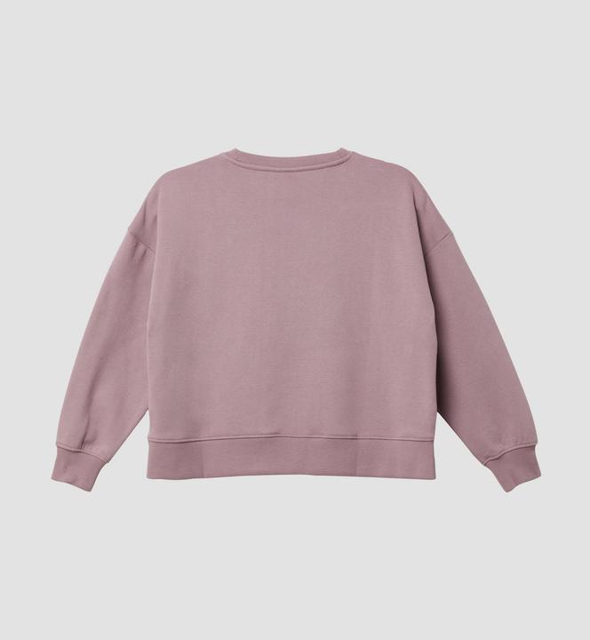 Produktbild s.Oliver Sweatshirt Kuscheliges Oversize-Sweatshirt mit dezentem Print (134, 140)