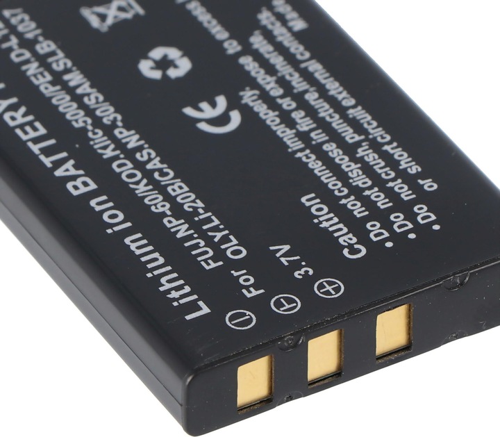 Actual product image Casio Battery QV-R3, QV-R4, LI-20B (Rechargeable battery)