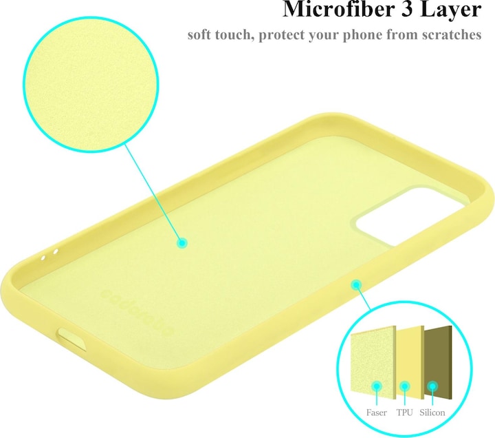 Actual product image Cadorabo TPU Liquid Silicone Case Cover (Xiaomi Redmi 9T, Xiaomi Poco M3)