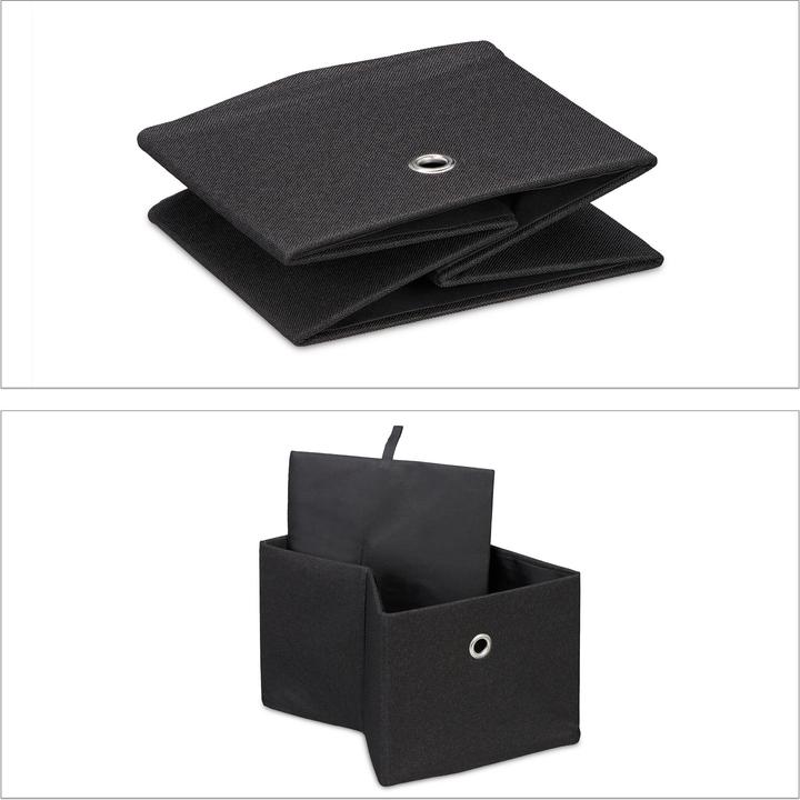 Immagine prodotto Relaxdays 2x scatola portaoggetti (20,5 x 25 x 16 cm, 8 l)