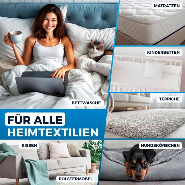 Produktbild CleanMaxx Rotierender Milbenstaubsauger mit UV-C-Licht und HEPA-Filter