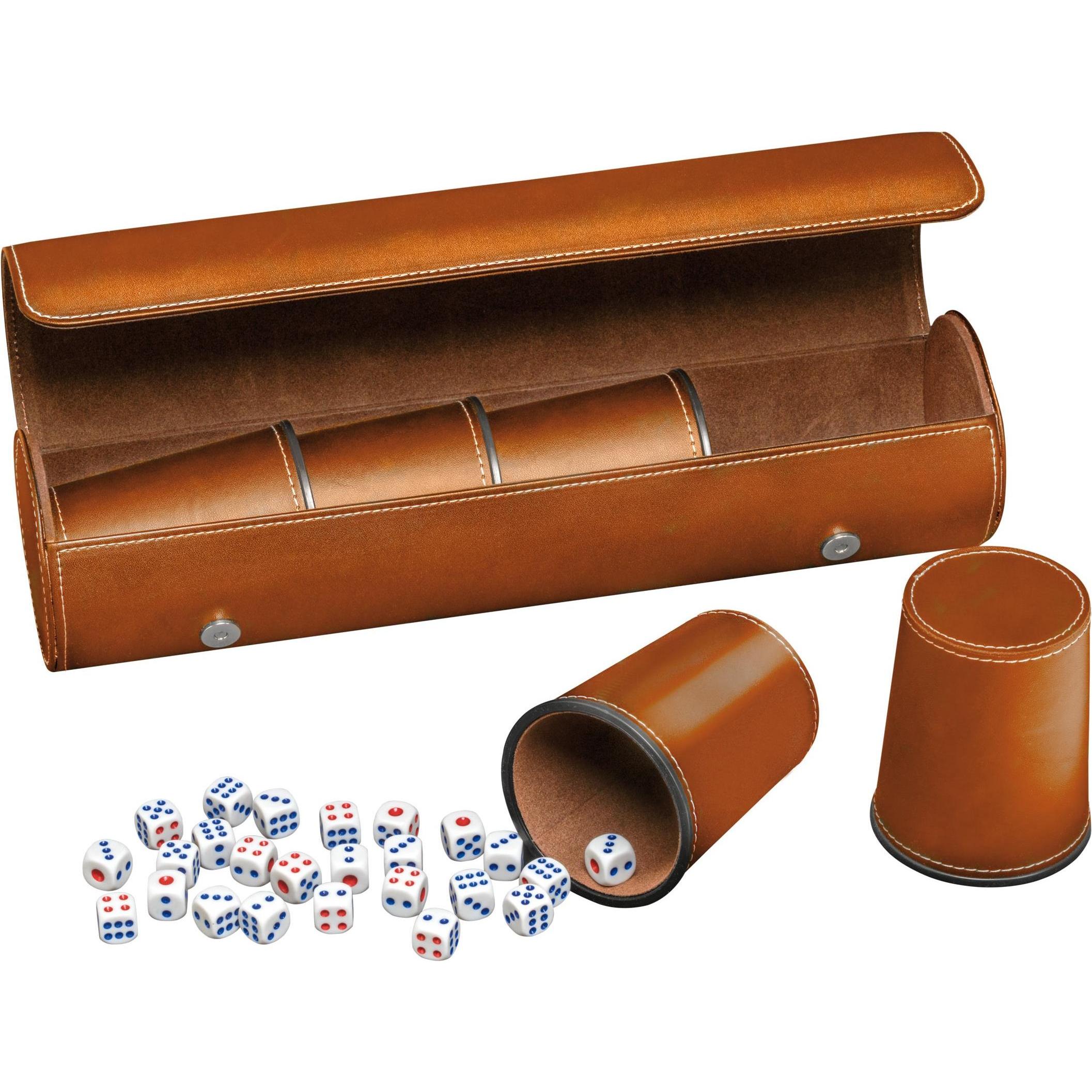 Philos Set Di Tazze Per Dadi Con Coperchio Incl. Dadi