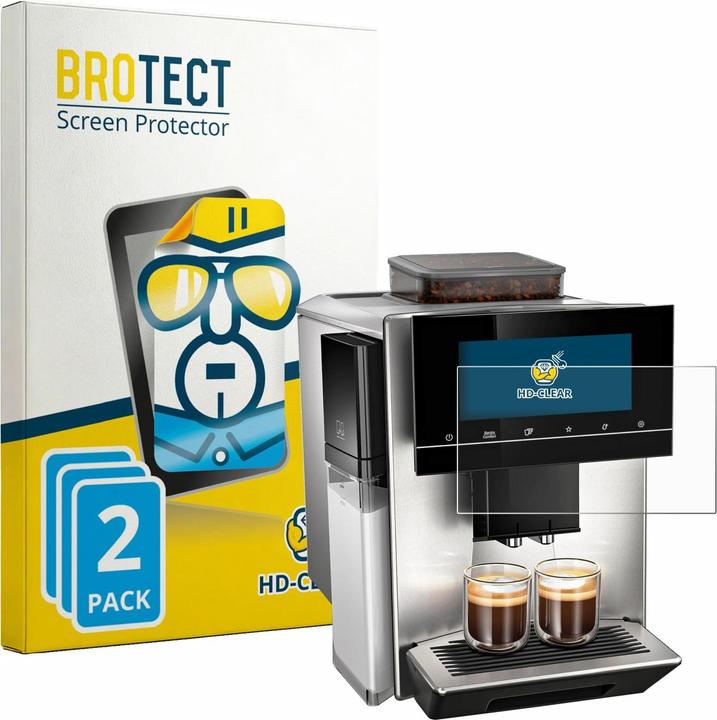 Produktbild BROTECT Schutzfolie für Siemens EQ900 Plus TQ907DZ3 Displayschutz Displayschutzfolie Folie Klar Transparent