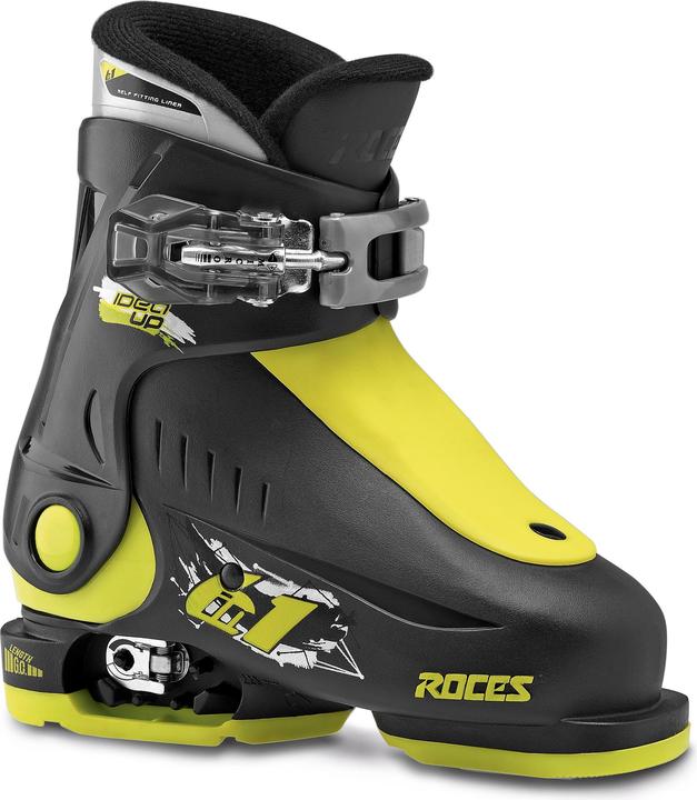 Actual product image Roces Buty narciarskie Idea Up czarno-limonkowe JUNIOR 450490 18 25-29 (18, 19, 20, 21, 22, 23, 24, 25, 26, 27, 28, 29)