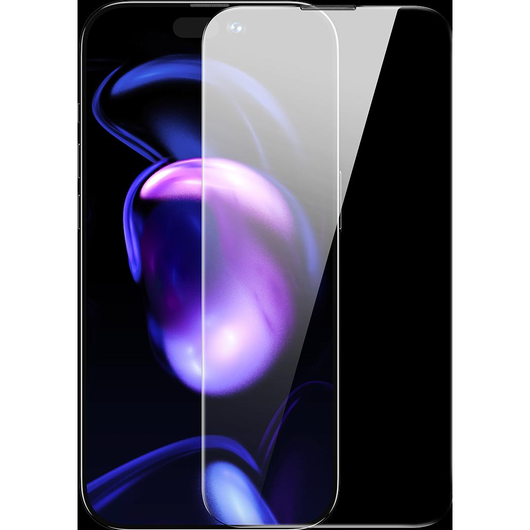 Baseus All-glass Crystal Tempered Glass EasyStick Film (Cellular Dust-proof) iP14 (Pack of 2) (2 Stück, Apple iPhone 14 ...