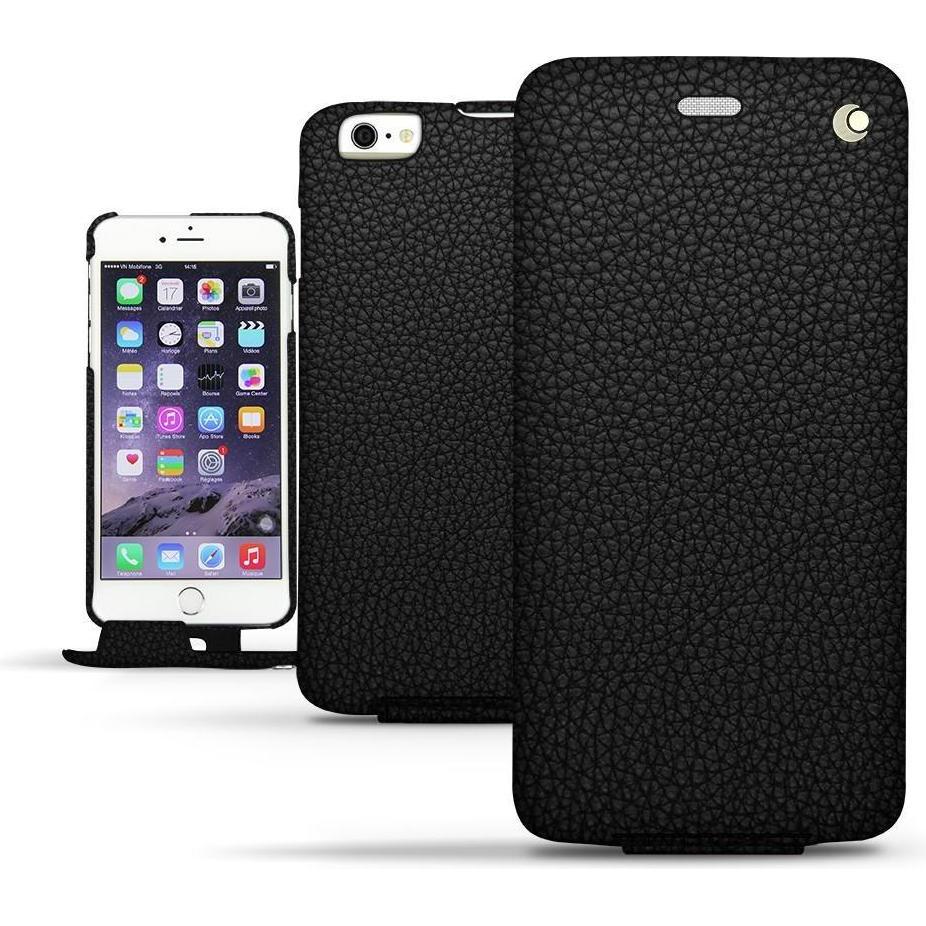 Noreve Lederschutzhülle vertikal (Apple iPhone 6 Plus), Smartphone Hülle, Schwarz