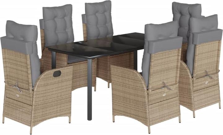 Actual product image vidaXL Garten Essgruppe (160 x 80 x 74 cm)