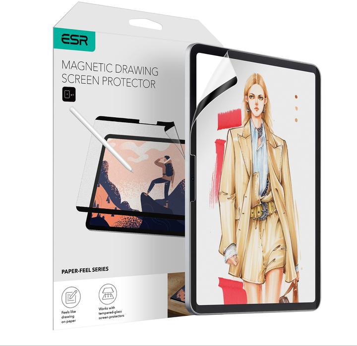 Produktbild ESR Paper-Feel Magnetic Screen (1 Stück, IPad Pro 11)