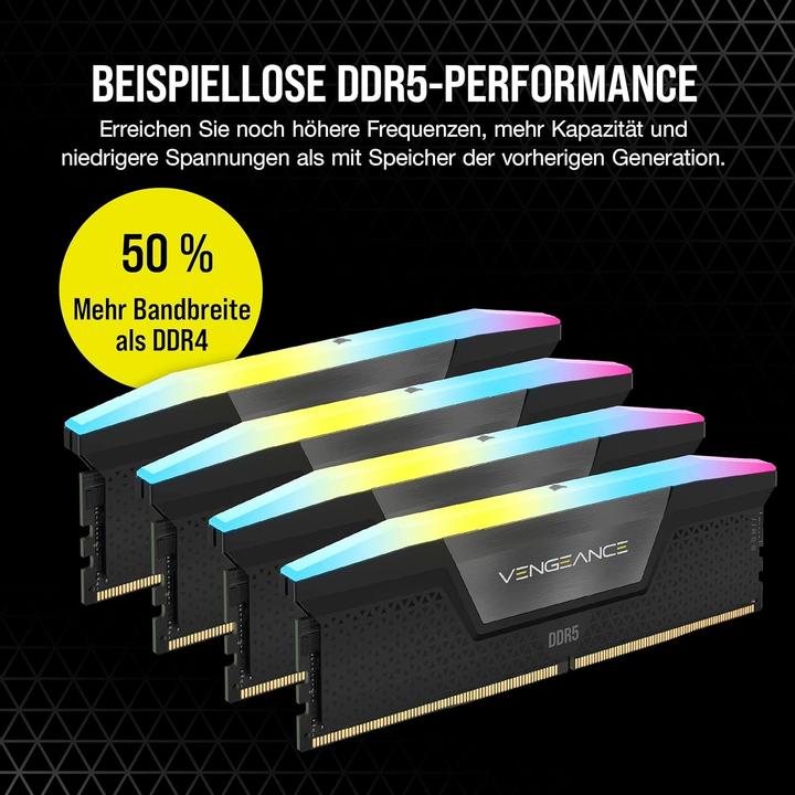 Produktbild Corsair Vengeance RGB (2 x 32GB, 7000 MHz, DDR5-RAM, U-DIMM)