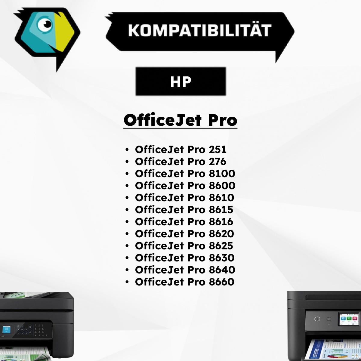 Thumbnail - Inkadoo, Druckerpatrone, Kompatibel Tinten für HP CN047AE 950XL/951XL OfficeJet Pro 251 276 8100 8600 8630 8640 8660 (M)