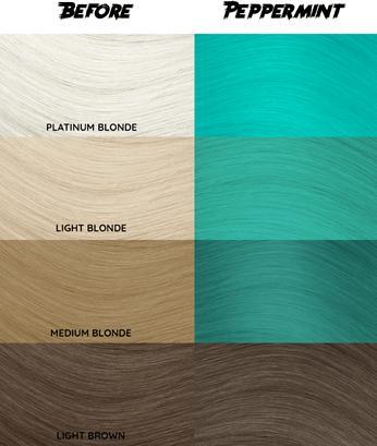 Image du produit Crazy Color Hair Tint Number 71 Menthe poivrée 100ml (71)