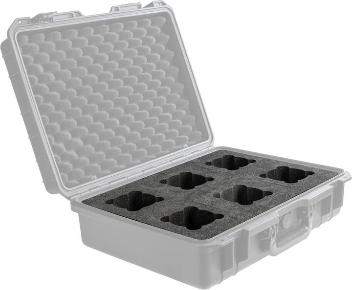 Actual product image mantona Insert 6 lenses outdoor protective case L