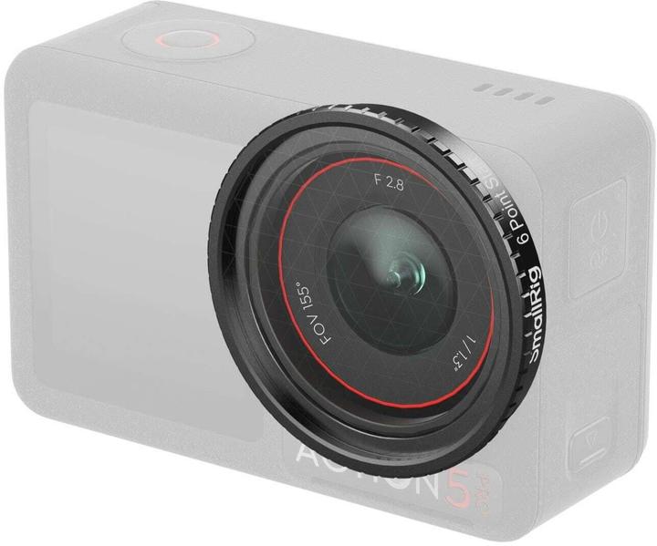 Actual product image SmallRig 5839 Attachable Star Cross Filter (6 Points) for DJI Osmo Action 5 Pro / 4