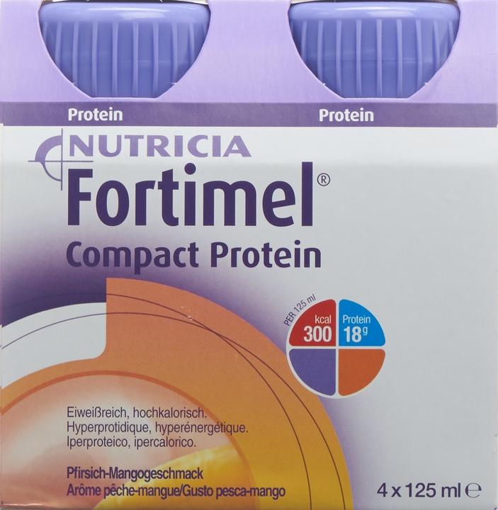 Actual product image Fortimel Compact Protein Mango (Mango, 4 x)