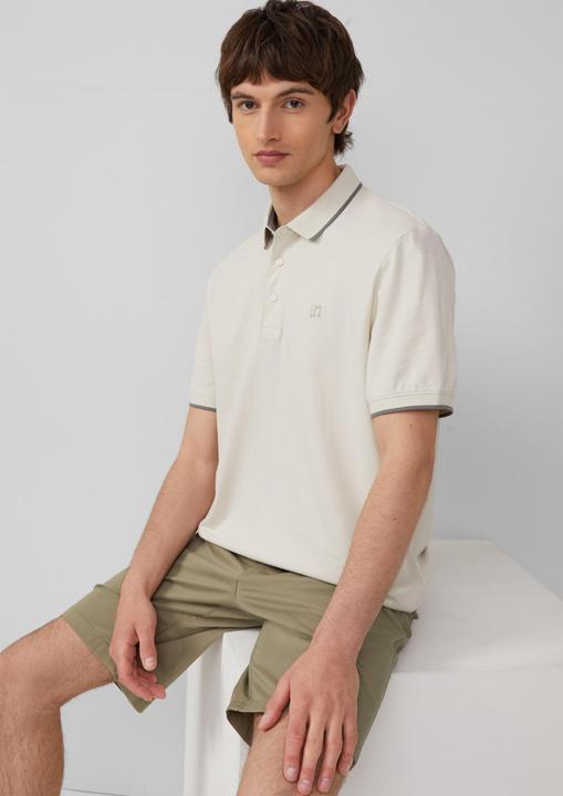 Produktbild S.Oliver Polo-Shirt Sportives Piqué-Poloshirt mit Kontrast-Details (XXL)