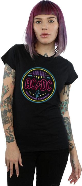Produktbild AC/DC Circle Neon TShirt aus Baumwolle (S)