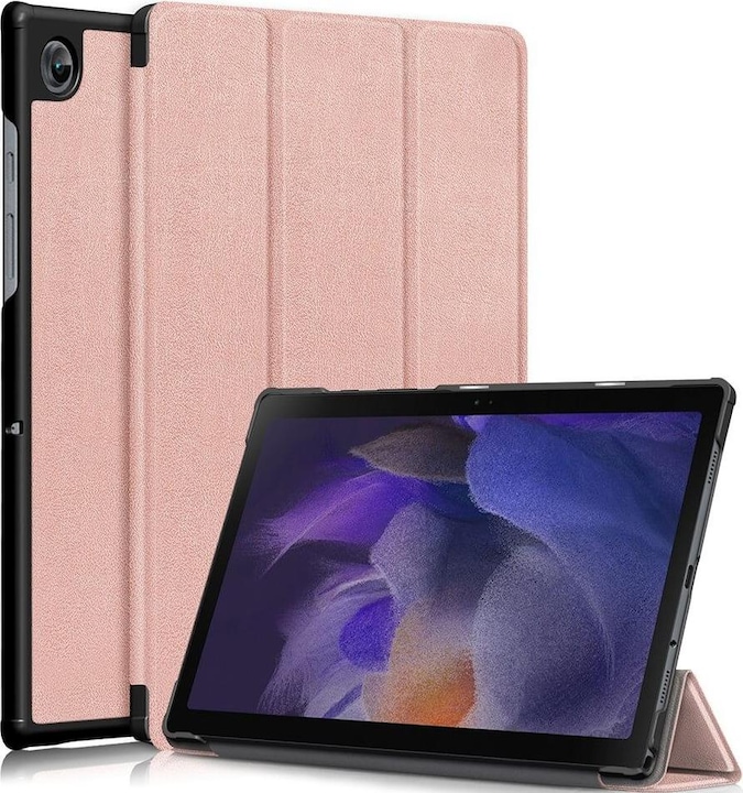 Actual product image Cover-Discount Galaxy Tab A7 Lite - Tri-fold Smart Case rose gold (Galaxy Tab A7 Lite)