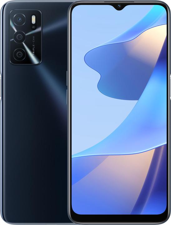 OPPO A16s (64 GB, Crystal Black, 6.52", Dual SIM, 4G)