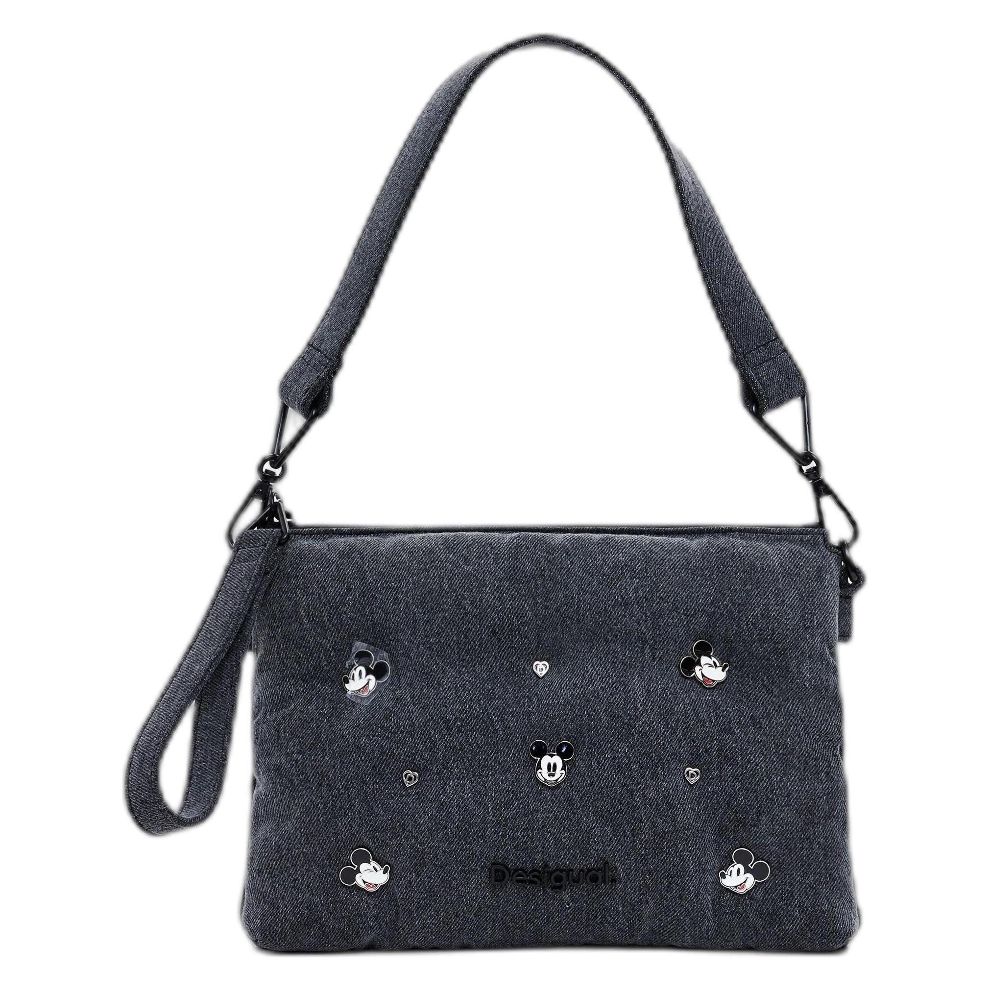 Desigual, Damen, Handtasche, Mickey Studs Dortmund 2.0, Grau