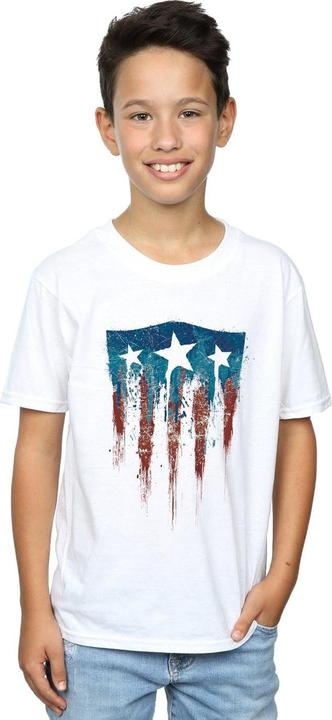 Produktbild Captain America Flag Shield TShirt Jungen (128)