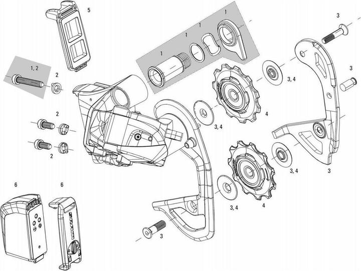 Produktbild Sram Red eTap Schaltwerkbefestigungsschraube