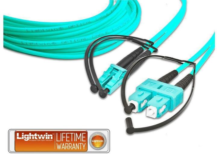 Actual product image Lightwin LWL Duplex Patch Cable (CAT7, 10 m)