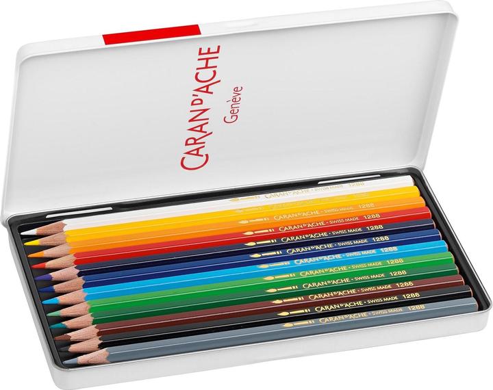 Productafbeelding Caran d'Ache Fancolor Farbstifte Metallschachtel (Veelkleurig, 12 x)