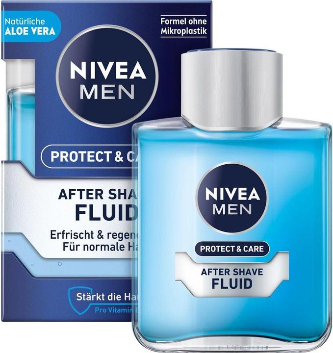 NIVEA MEN Protect & Care Fluid (Aftershave Sprühpumpe, 100 ml)