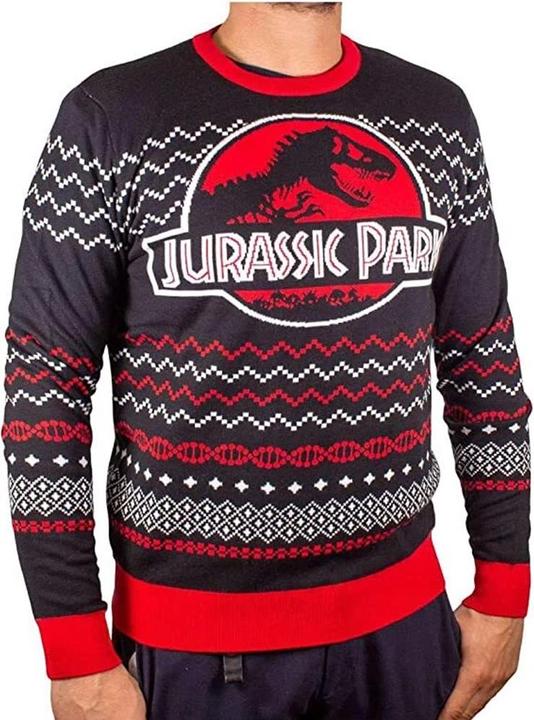 Produktbild Jurassic Park Ugly Sweatshirt weihnachtliches Design (S)