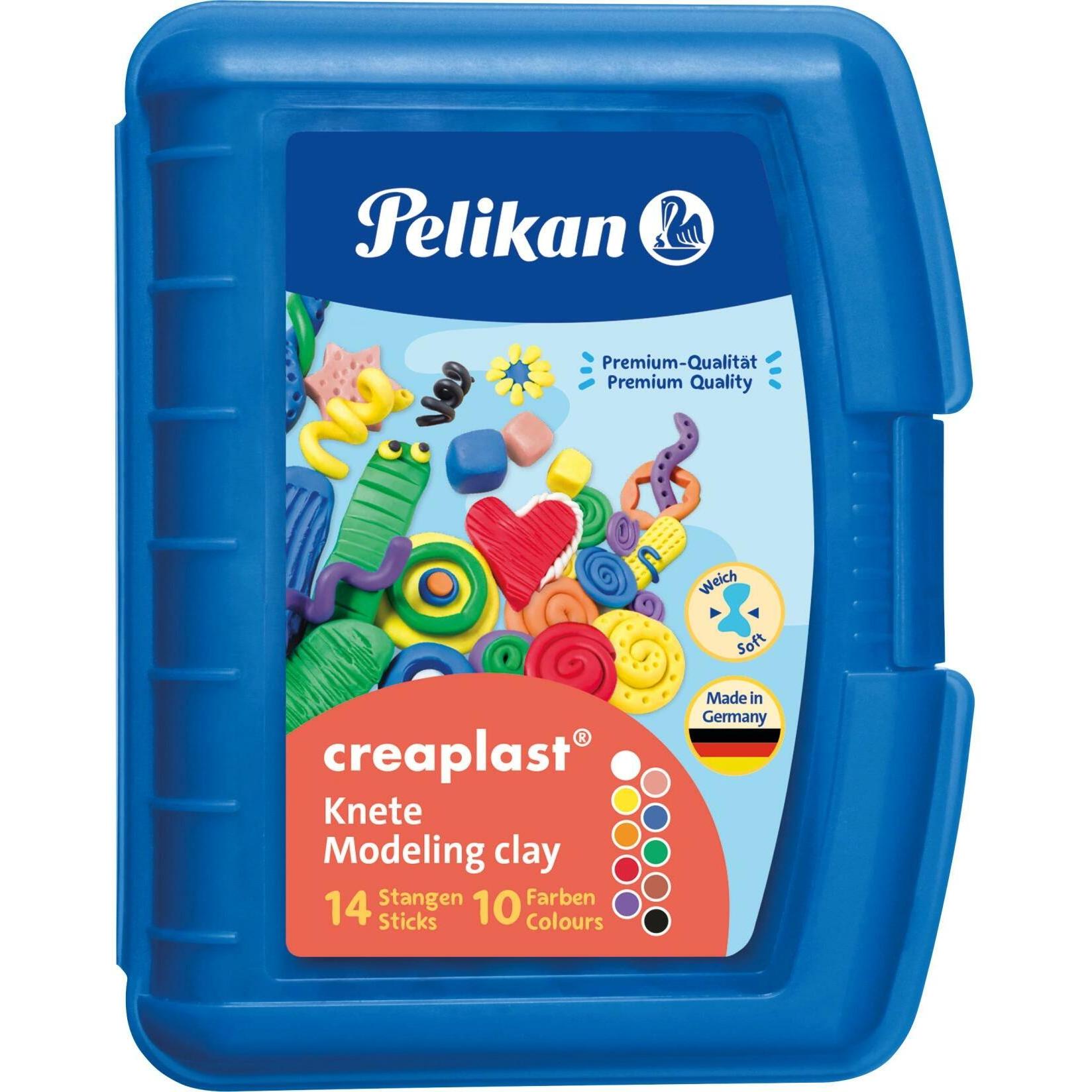 Pelikan Kinderknete 10ST Creaplast blau