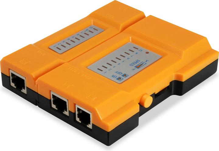Actual product image equip Cable tester network f. /RJ11/RJ12 cable