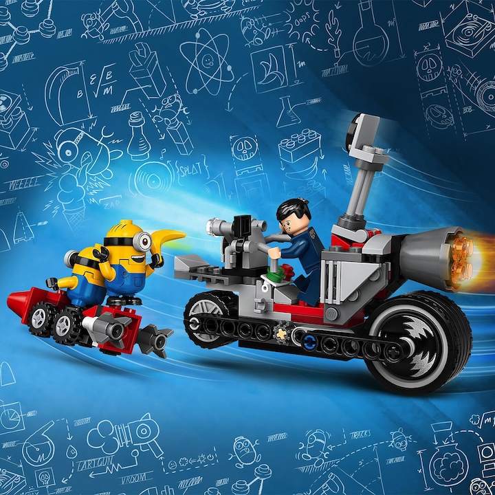 Produktbild LEGO Unaufhaltsame Motorrad-Jagd (75549, LEGO Minions)