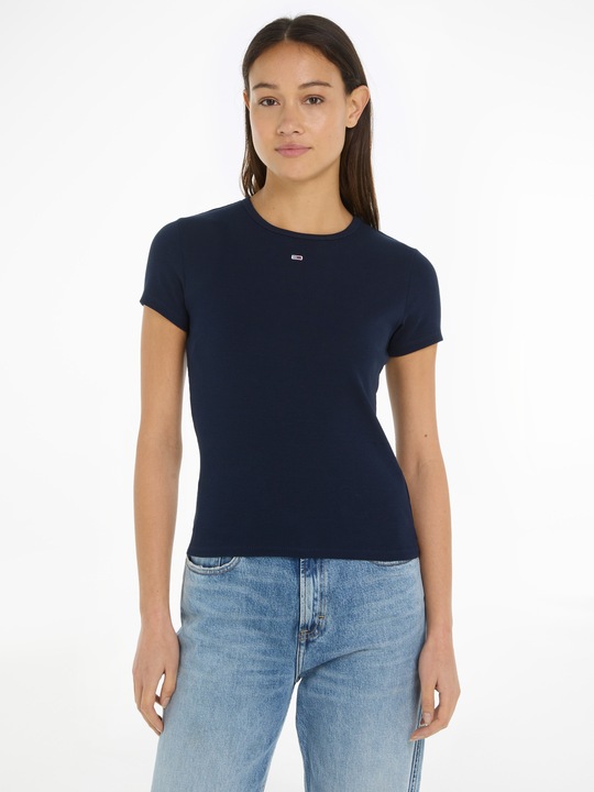 Produktbild Tommy Jeans Tjw Slim Essential Rib Ss Ext (M)