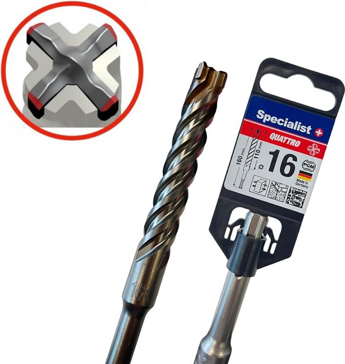 Actual product image DRILL Specialist + QUATTRO SDS + 16/110 x 160 mm (16)