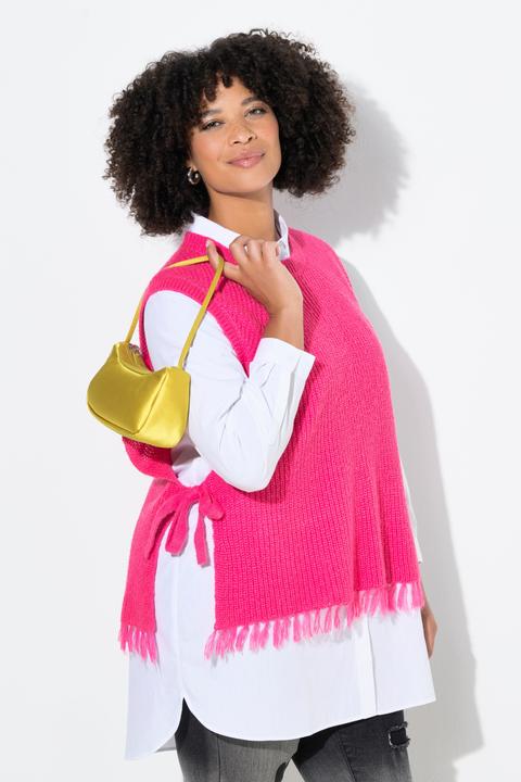 Image du produit Angel of Style Pull sans manches, coupe confortable, cordon à nouer de chaque côté (60)