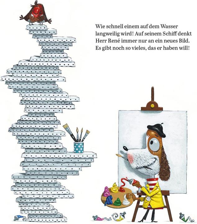 Produktbild Was Herr René so alles malt (Deutsch, Andreas Illmann, Leo Illmann Timmers, Leo Timmers, Rolf Erdorf, 2018)