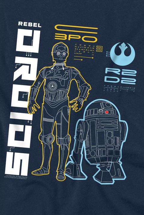 Produktbild Star Wars Rebel Droids TShirt (128)