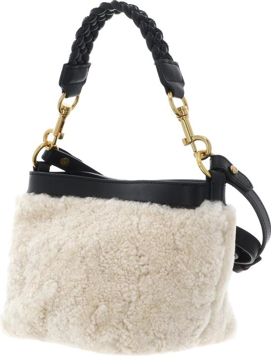 Immagine prodotto Ted Baker Sherbaa Shearling Leather Weave Handle Crossbody