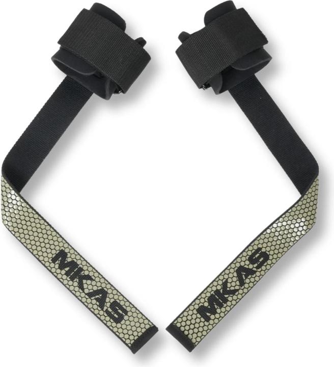 Actual product image Hermex Powerlifting Straps Wrist Support Pulling Aid