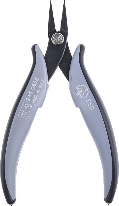 Produktbild RS PRO ESD Flachzange geriffelt P10-DH 140mm (200 mm)