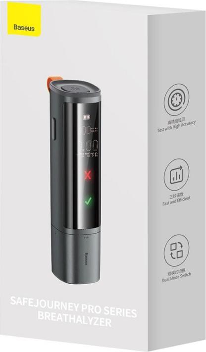 Image du produit Baseus Electronic Breathalyzer SafeJourney Pro (Grey)