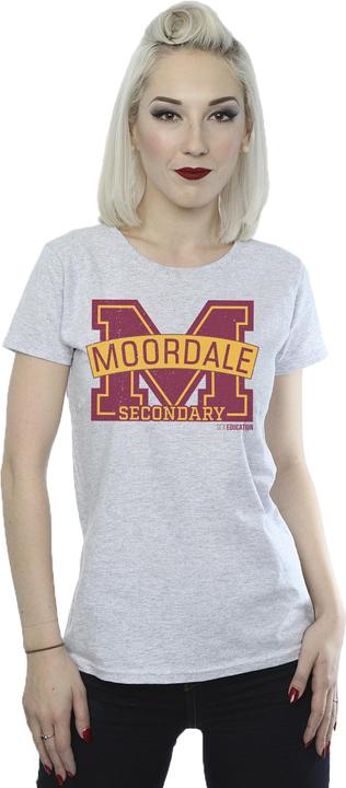 Image du produit Netflix - T-shirt SEX EDUCATION MOORDALE CRACKED M LOGO - Femme (S)