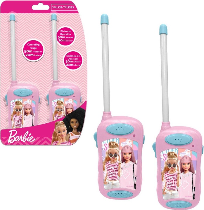 Actual product image Rocco Giocattoli Pink Walkie Talkie Barbie