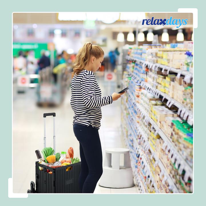 Produktbild Relaxdays Einkaufstrolley