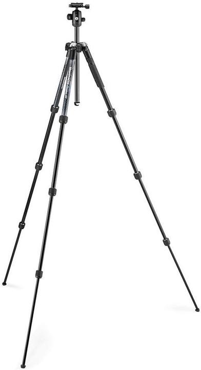 Immagine prodotto Manfrotto Element MII 4-Section Aluminium tripod with ball head, black (Metallo)