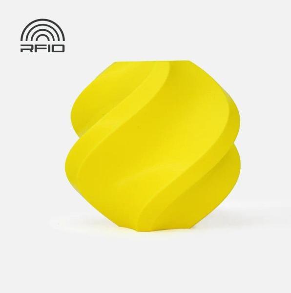 Actual product image Bambu Lab PETG Basic - Yellow - 1.75mm (PETG, 1.75 mm, 1000 g)