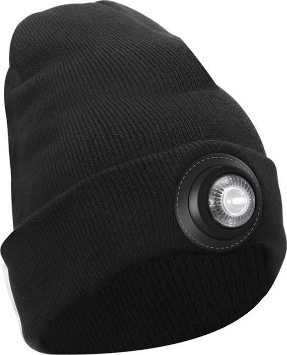 Immagine prodotto Boruit Caldo cappello invernale - Lampada frontale ricaricabile USB - 500LM
